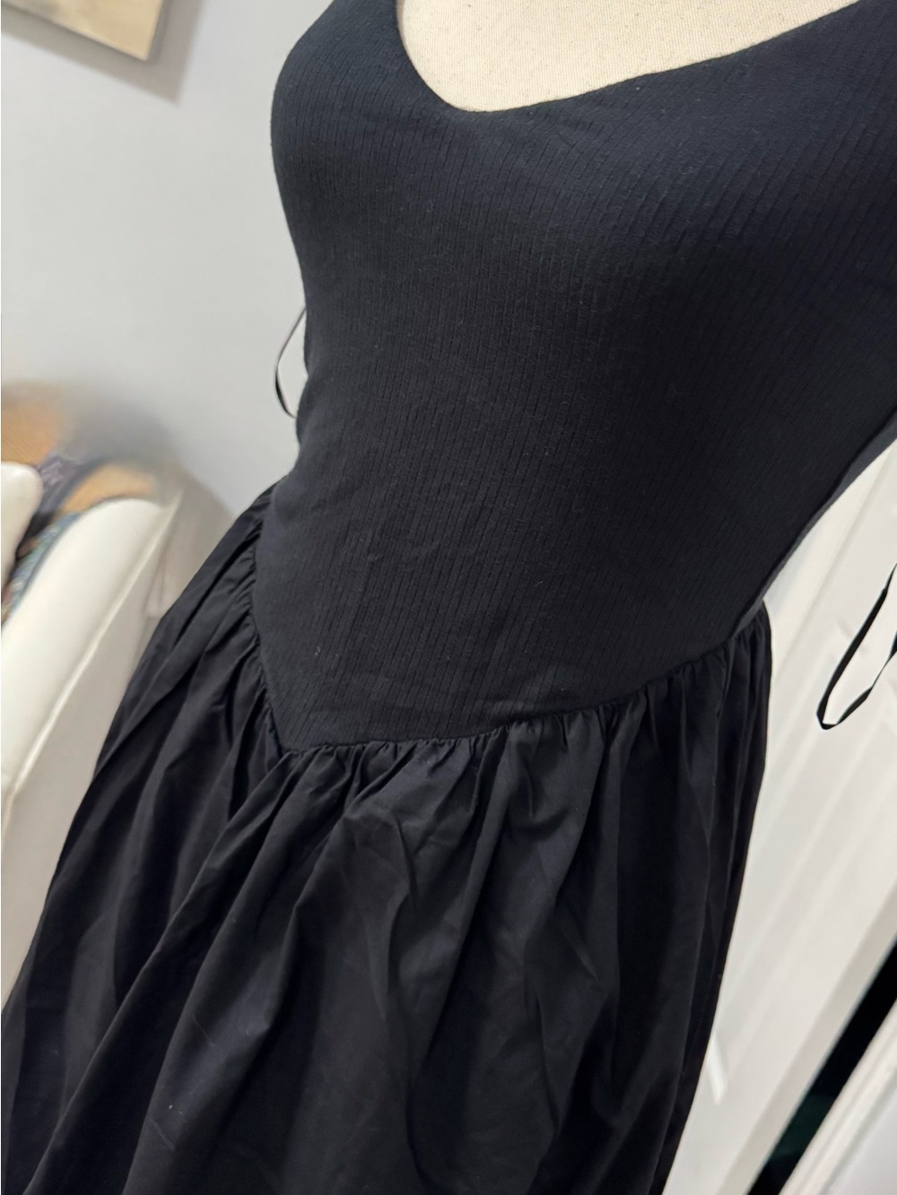 Abercrombie & Fitch Black Maxi Dress NWT SP - Picture 6 of 8